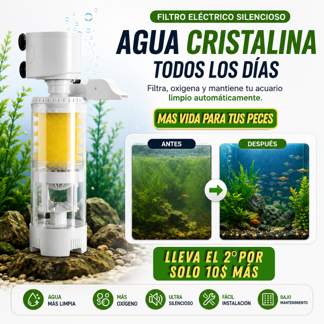 AquaSilent Pro™ - Más Vida para tus peces