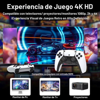 RetroPlay 4k™ - Regresa a tu infancia en segundos 🎮