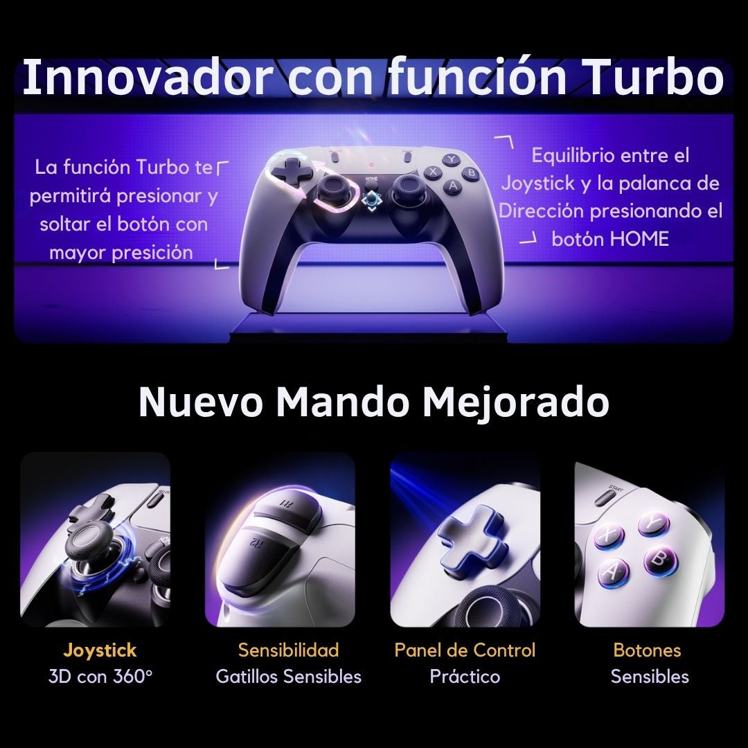RetroPlay 4k™ - Regresa a tu infancia en segundos 🎮