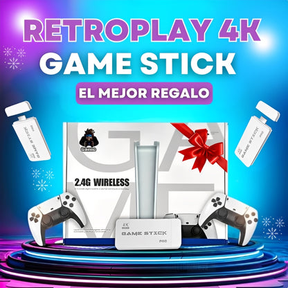 RetroPlay 4k™ - Regresa a tu infancia en segundos 🎮