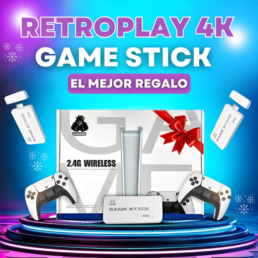 RetroPlay 4k™ - Regresa a tu infancia en segundos 🎮