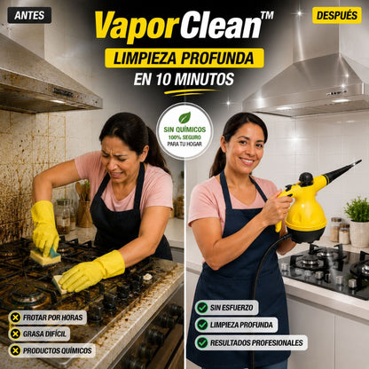VaporClean™ - Limpieza Profunda en 10 minutos