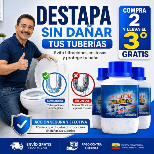 ¡PROMO3X1! PowerPipe Clean® Fórmula Destapa Cañerías