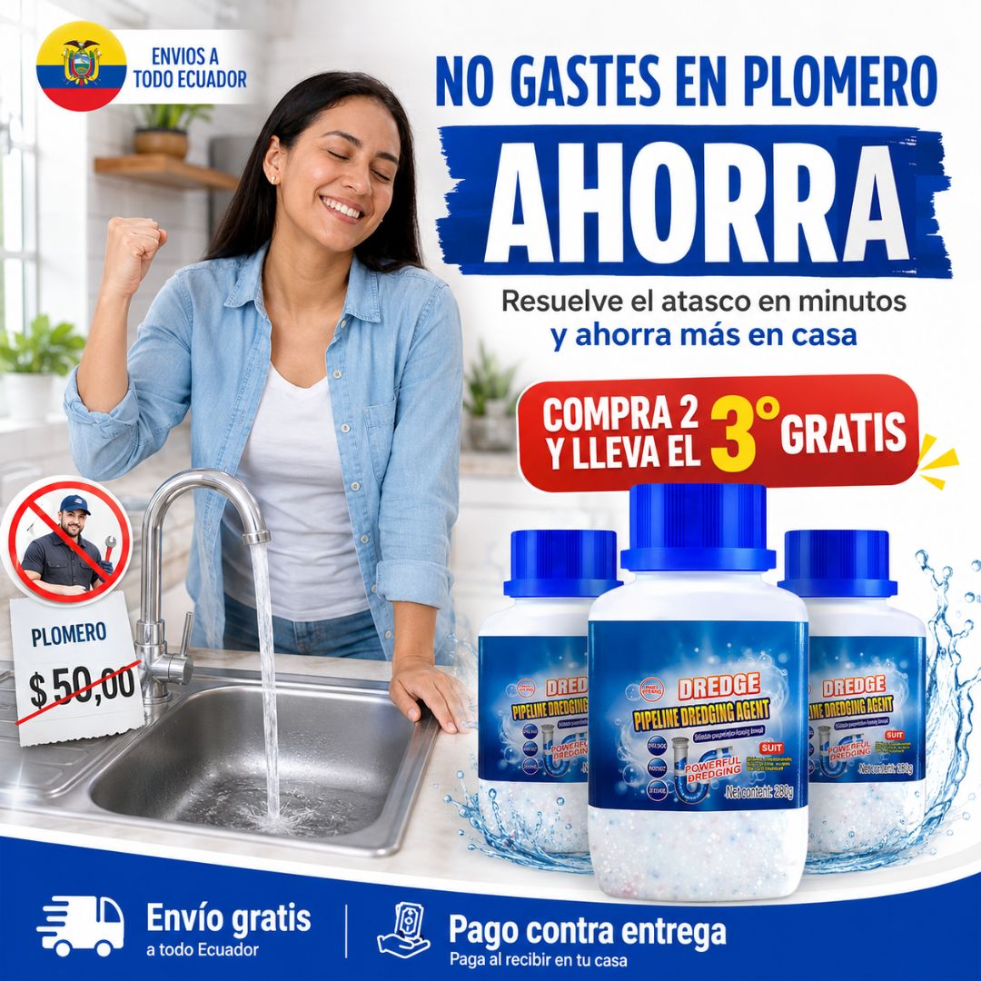 ¡PROMO3X1! PowerPipe Clean® Fórmula Destapa Cañerías