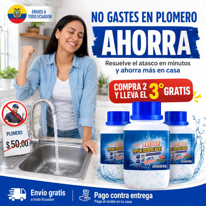 ¡PROMO3X1! PowerPipe Clean® Fórmula Destapa Cañerías