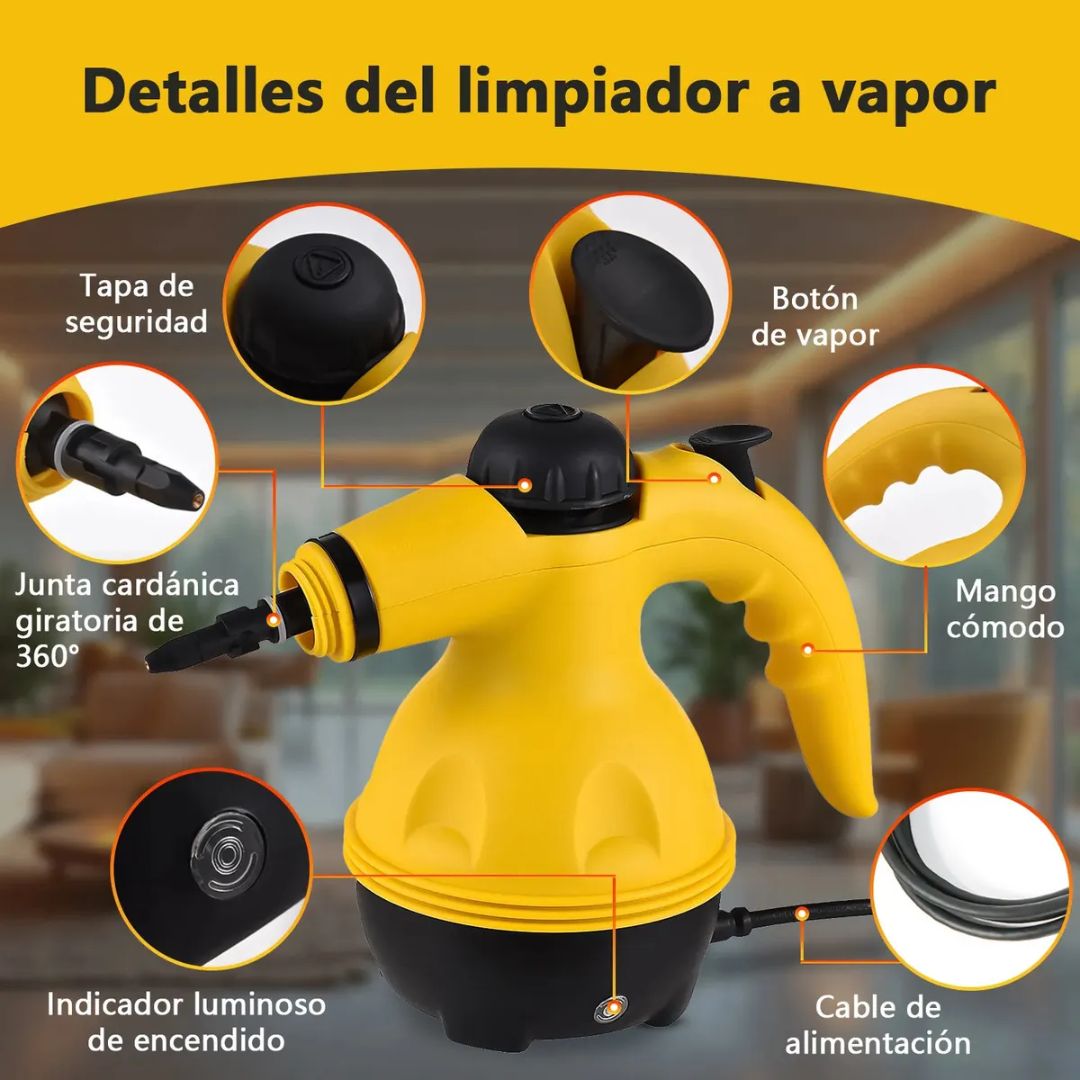 VaporClean™ - Limpieza Profunda en 10 minutos